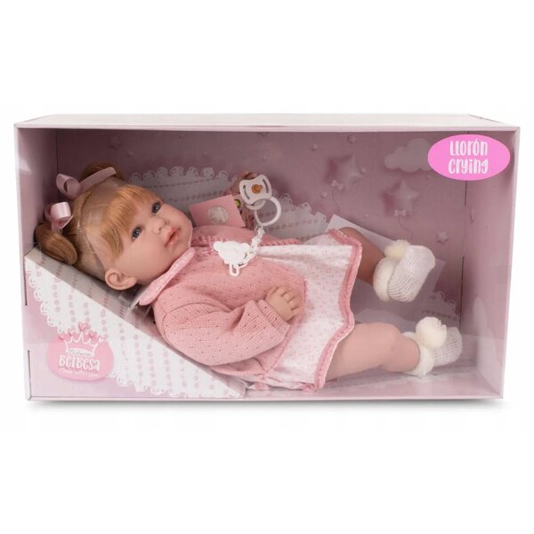 Lalina Spagnola Daniela 45 cm mit Sprech- und Weinfunktion für kleine Mädchen