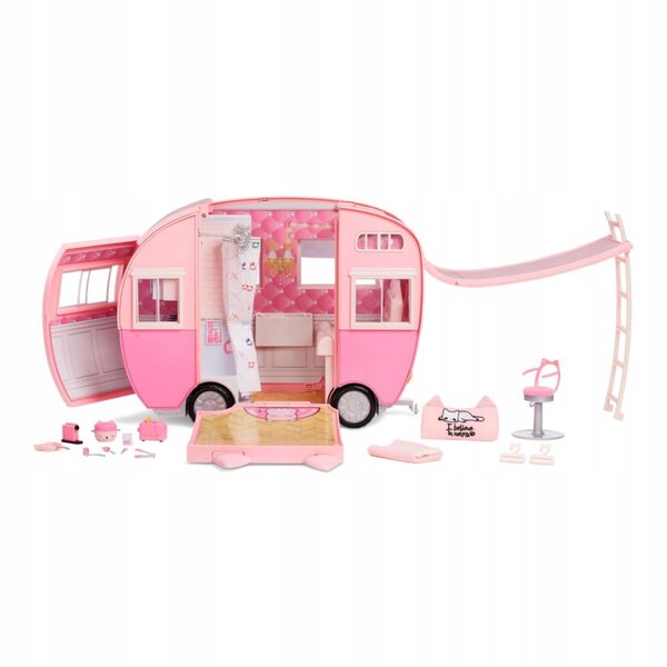 MGA roze minipop met kamper en accessoires voor kinderen vanaf 3 jaar