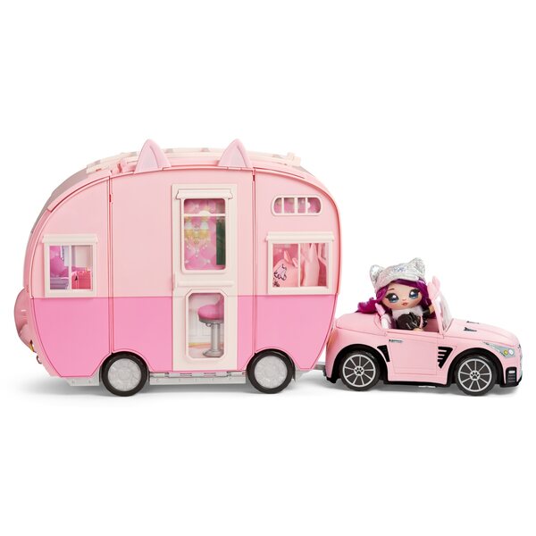 MGA roze minipop met kamper en accessoires voor kinderen vanaf 3 jaar