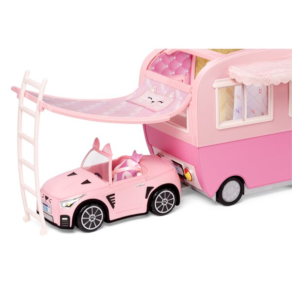 MGA roze minipop met kamper en accessoires voor kinderen vanaf 3 jaar