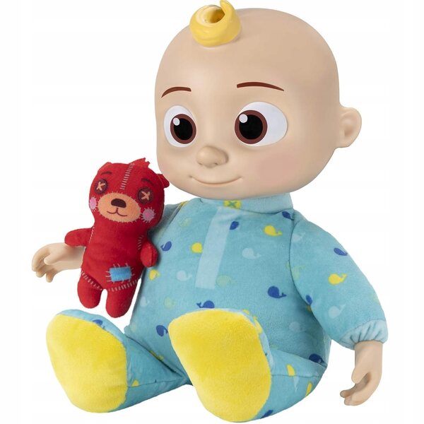 Bambola interattiva JJ di CoComelon 33 cm con musica e orsacchiotto