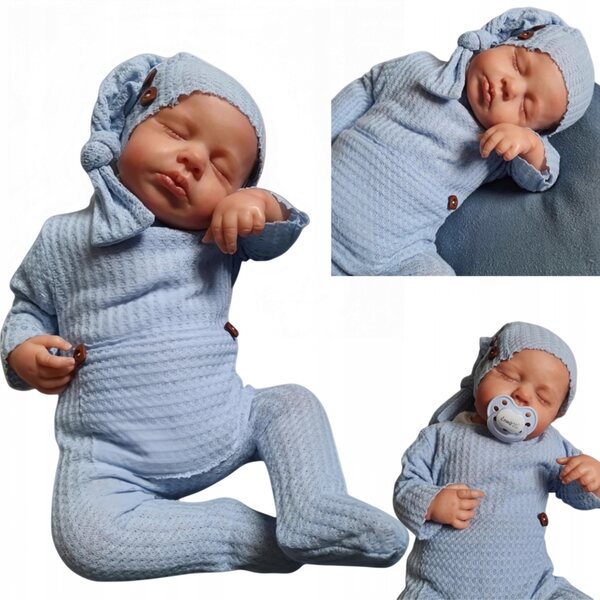 3D-Reborn-Puppe, 50 cm, realistische Babypuppe mit Zubehör für Kinder