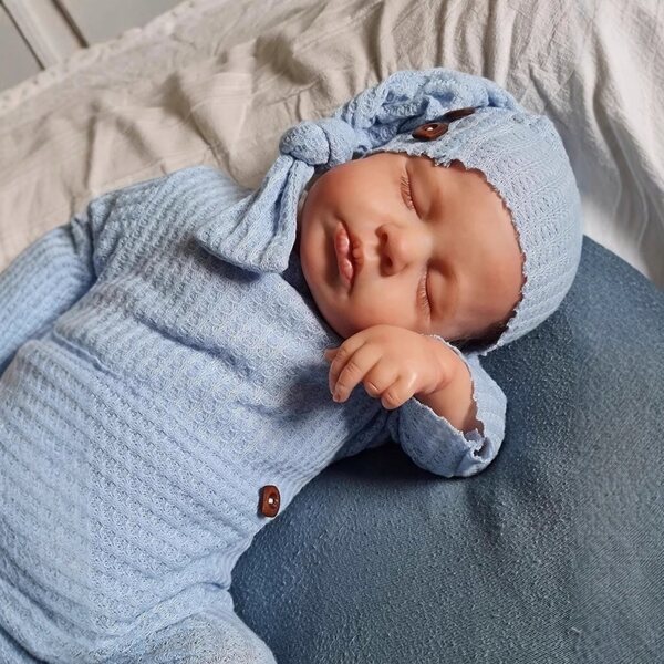 3D-Reborn-Puppe, 50 cm, realistische Babypuppe mit Zubehör für Kinder