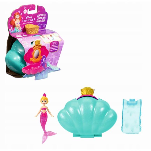 Disney Meerjungfrau Prinzessin Ariel in Muschel – Zauberbad-Set ab 3 Jahren