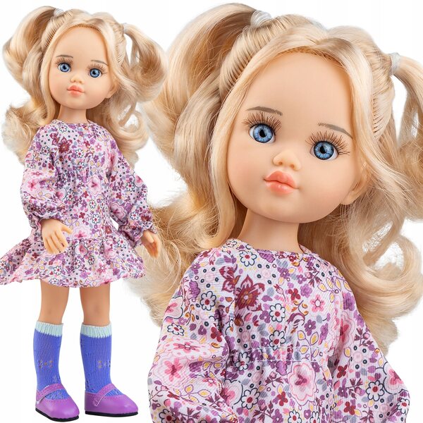 Bambola Clara Paola Reina 32 cm in vinile profumato al caramello, made in Spagna