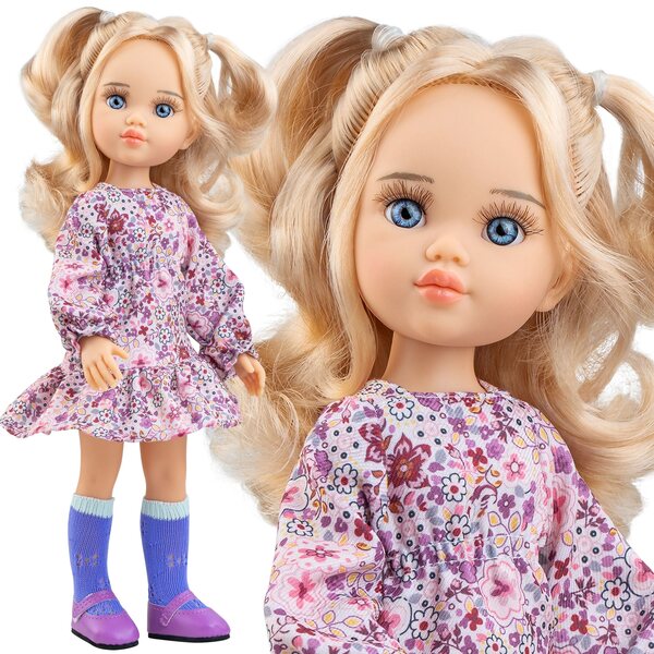 Bambola Clara Paola Reina 32 cm in vinile profumato al caramello, made in Spagna