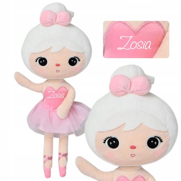Metoo Ballerina-Puppe 50 cm personalisiert mit Namen, weich und sicher