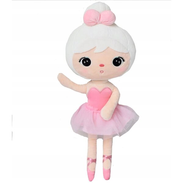 Metoo Ballerina bambola 50 cm personalizzata con nome, morbida e sicura