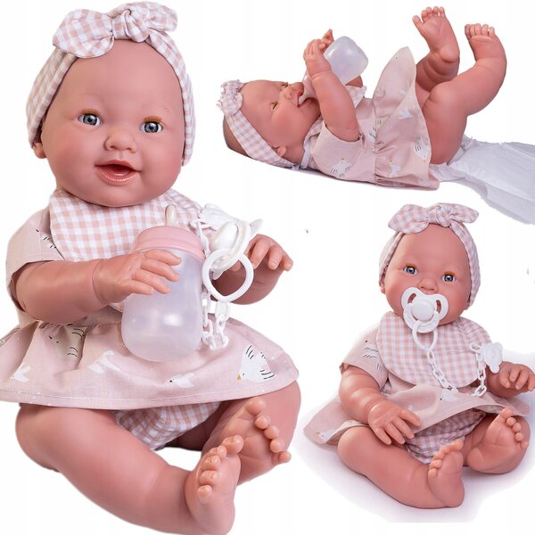 Bambola che fa pipì Antonio Juan 42 cm con accessori - Rosa Baby Mia