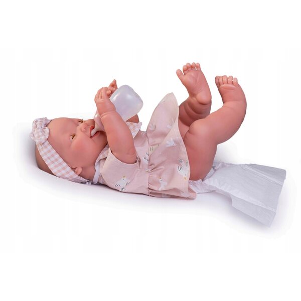 Bambola che fa pipì Antonio Juan 42 cm con accessori - Rosa Baby Mia
