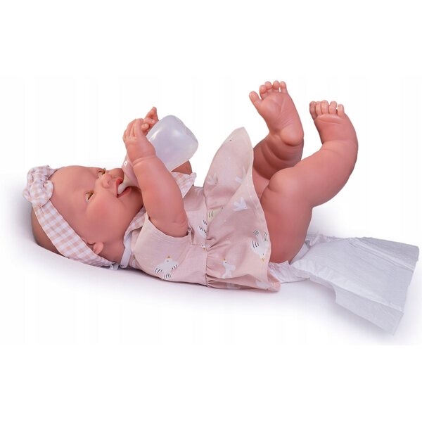 Bambola che fa pipì Antonio Juan 42 cm con accessori - Rosa Baby Mia