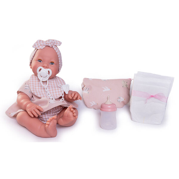 Bambola che fa pipì Antonio Juan 42 cm con accessori - Rosa Baby Mia