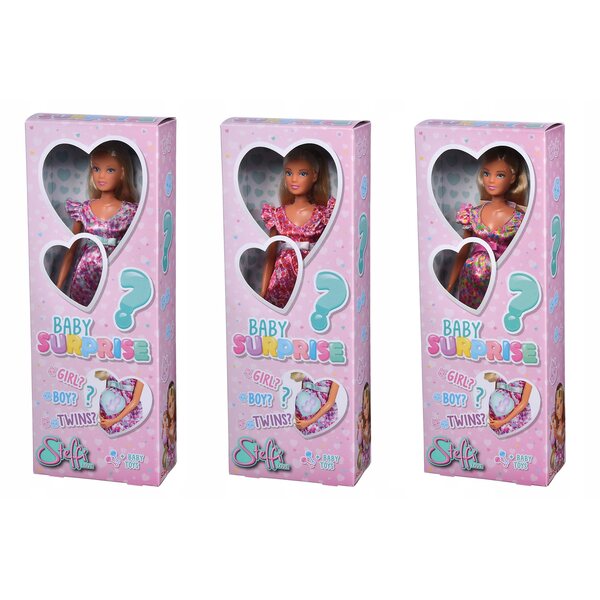 Bambola incinta Steffi Love con set Simba a sorpresa da 29 cm con accessori