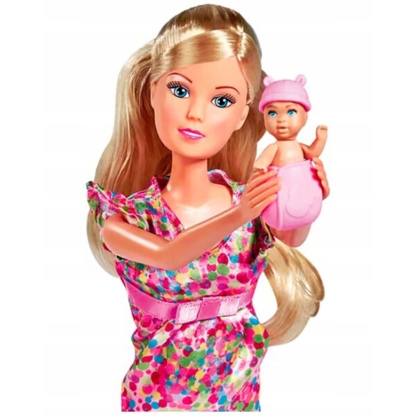 Bambola incinta Steffi Love con set Simba a sorpresa da 29 cm con accessori