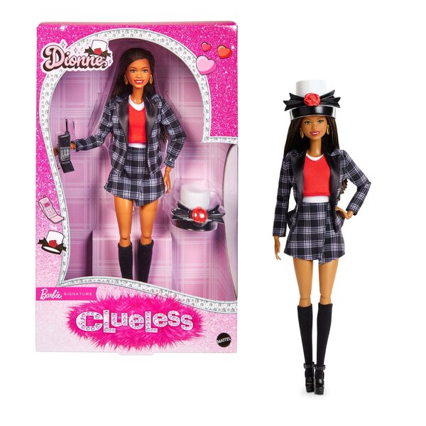 Barbie Clueless 30th Anniversary Dionne mit ikonischem Kleid und elegantem Hut