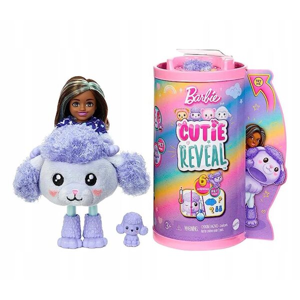 Barbie Cutie Reveal Chelsea Pastel Edition mit Pudel und Zubehör