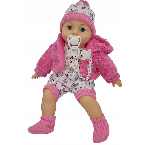 MarioToys bambolina 45 cm con Suoni e Occhi che si Chiudono per Bambine
