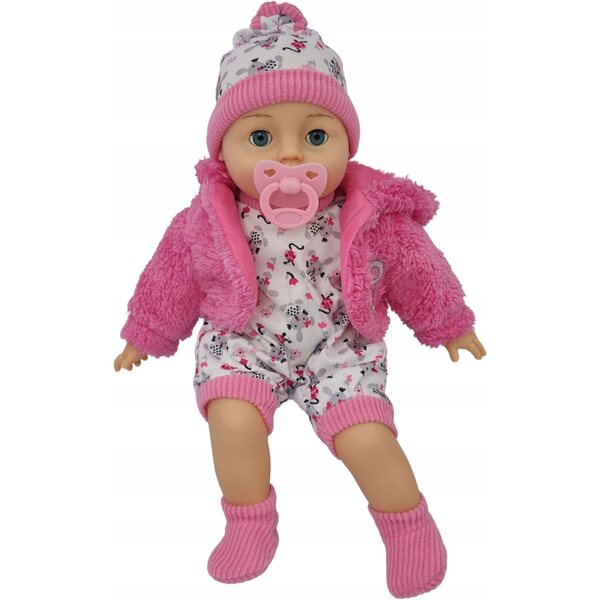 MarioToys bambolina 45 cm con Suoni e Occhi che si Chiudono per Bambine