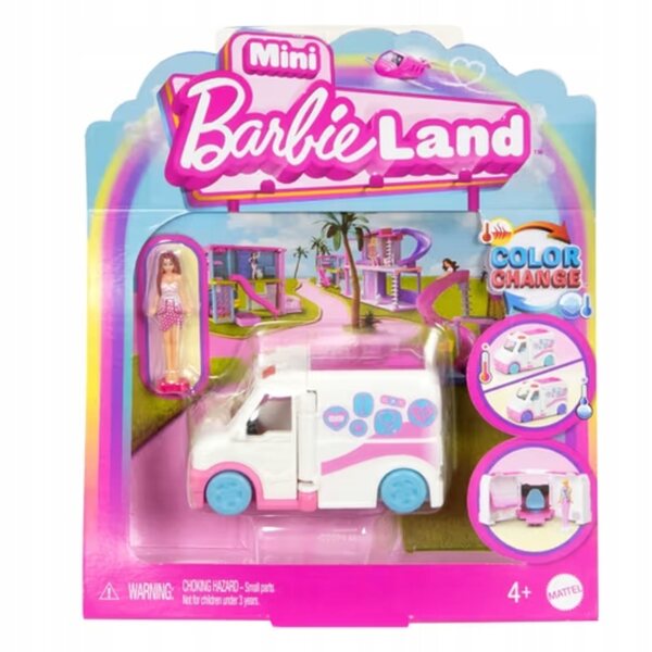 Barbie Mini Barbie Land Karetka Mobilna Klinika mit Minidoll 4+ Mattel