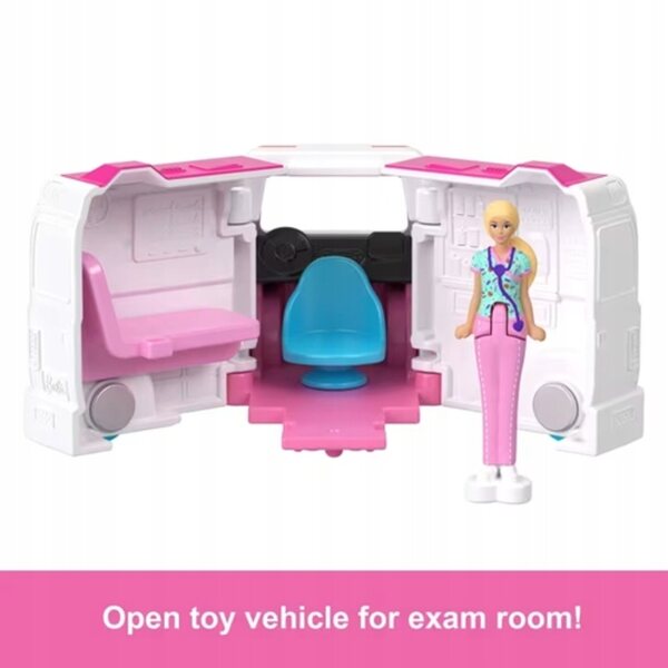 Barbie Mini Barbie Land Karetka Mobilna Klinika mit Minidoll 4+ Mattel