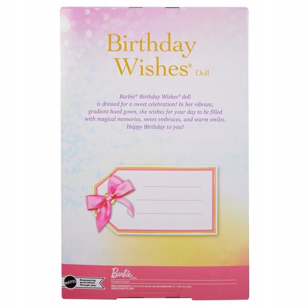 Barbie Birthday Wishes Latina-Sammlerpuppe 6+ CE, neuer Kunststoff