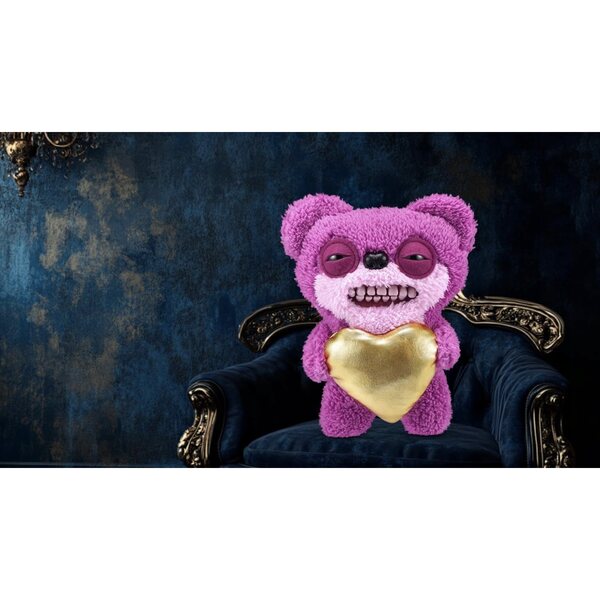Peluche ZURU Fuggler colorato 22 cm tessuto - Orsetto Teddy Gold originale CE