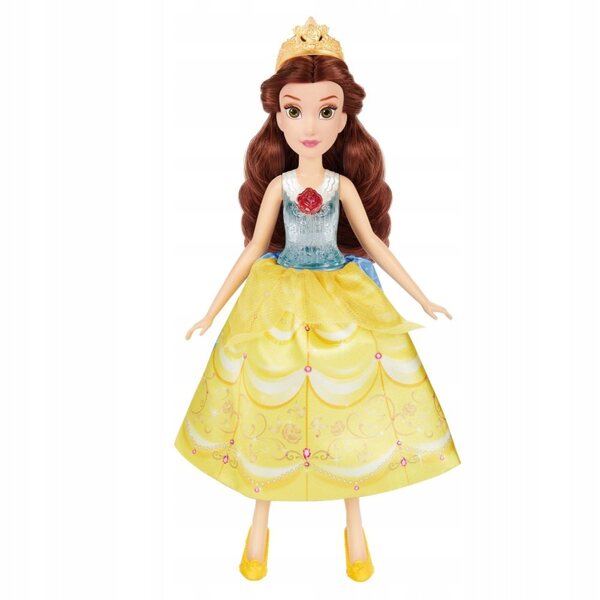 Disney-Prinzessin Bella und ihre Hasbro-Kreationen mit Sound- und Lichteffekten
