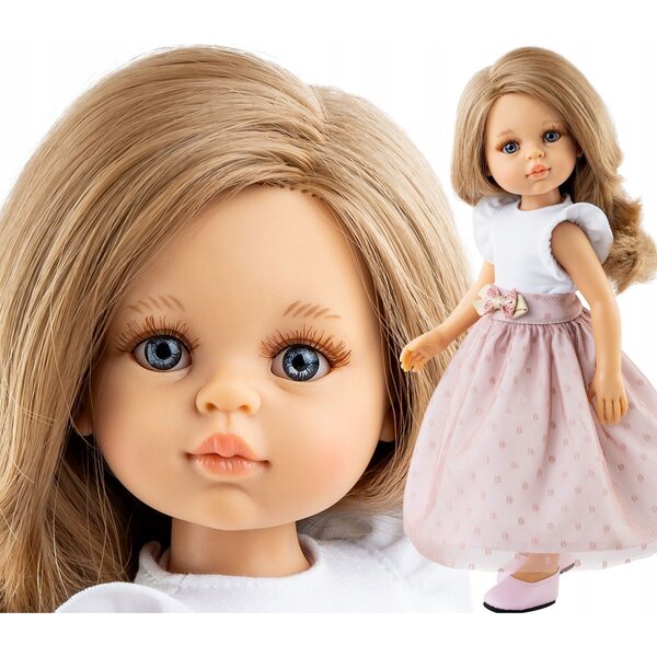 Paola Reina Ana 04677 - Poupée espagnole 32 cm, faite à la main en vinyle parfumé caramel