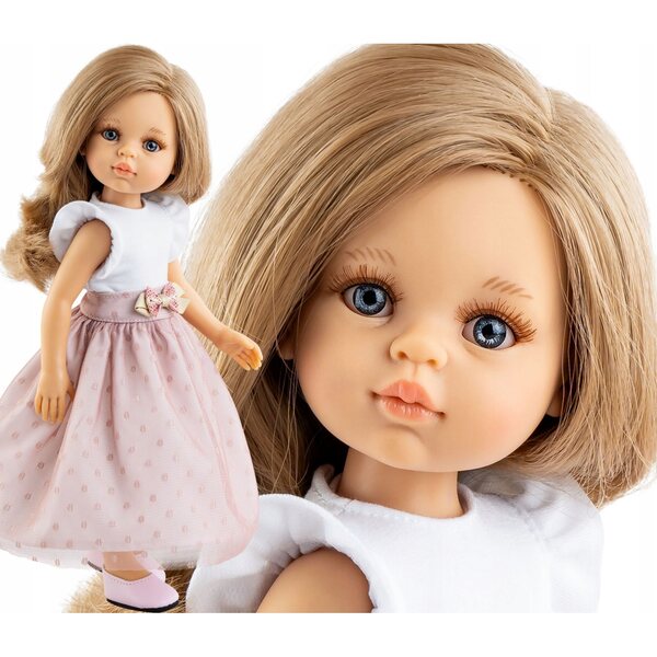 Paola Reina Ana 04677 - Poupée espagnole 32 cm, faite à la main en vinyle parfumé caramel