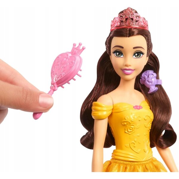 Disney-Prinzessin Bella mit Filip-Pferd und Mattel Stylizacyjne-Accessoires