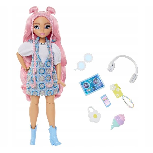 Barbie Dream Besties Daisy mit Zubehör – 29 cm große Puppe für Kinder ab 4 Jahren