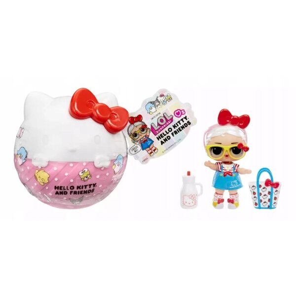 Kula-Überraschung L.O.L. Überraschen Sie Hello Kitty mit 8 Figuren und 7 Überraschungen