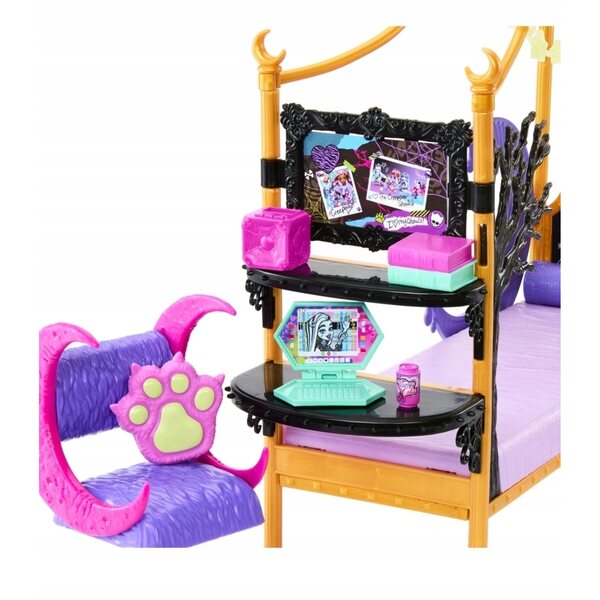 Monster High Set Festa del Pigiama con Clawdeen Wolf e Draculaura con Accessori