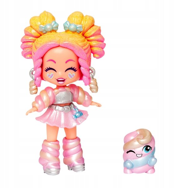 Kookyloos Candy Land Marsh Mallow Minifigur Puppe 17,5 cm für Kinder ab 3 Jahren