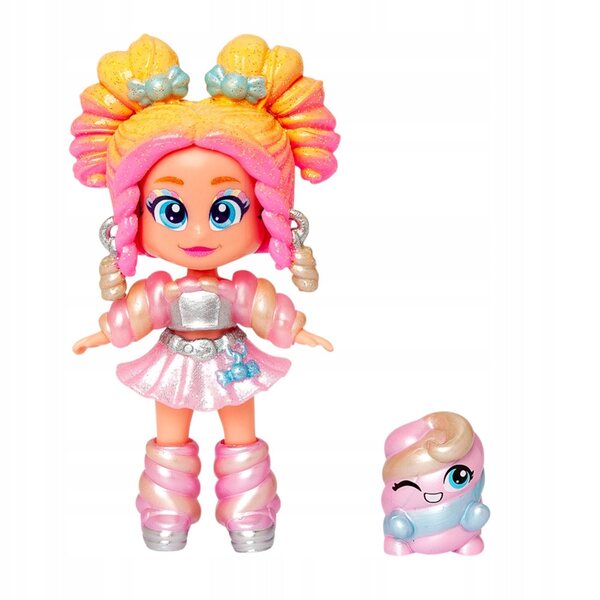 Kookyloos Candy Land Marsh Mallow Minifigur Puppe 17,5 cm für Kinder ab 3 Jahren