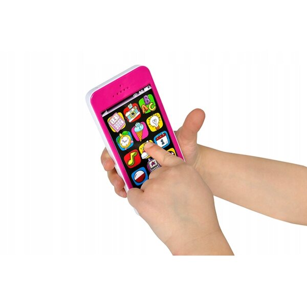 Bambola Natalia parlante e camminante con smartphone educativo bilingue