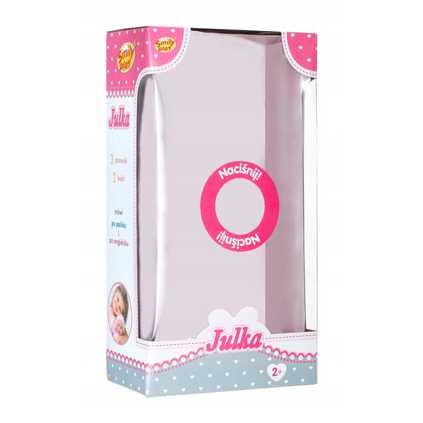 Baby Doll interattiva 41 cm Parla, canta, bilingue Set di 6 vestiti