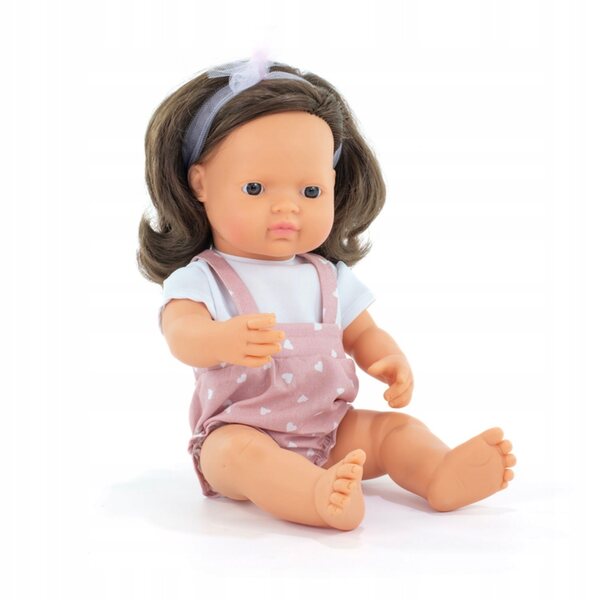 Bambola Europea Profumata con Capelli Castani 38 cm Miniland My Friends & Me