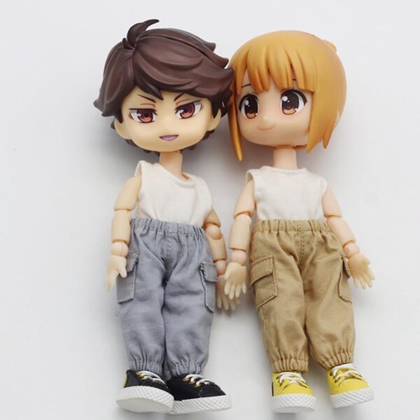 Jeans per Bambola BJD 1/12 OB11 - Pantaloni Accessorio Costume Uteruik