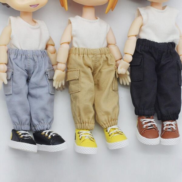 Jeans per Bambola BJD 1/12 OB11 - Pantaloni Accessorio Costume Uteruik