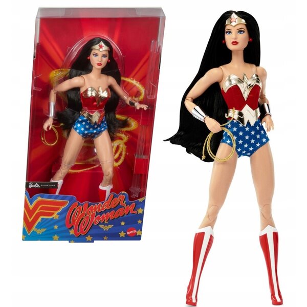 Barbie Wonder Woman Signature DC Comics Lack-Sammlerstück für 6+ Jahre