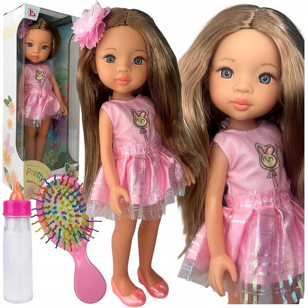 Bambola Bobas 32 cm con Capelli e Accessori - Sicura e Adatta Bambini 3+