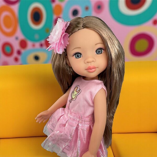 Bambola Bobas 32 cm con Capelli e Accessori - Sicura e Adatta Bambini 3+