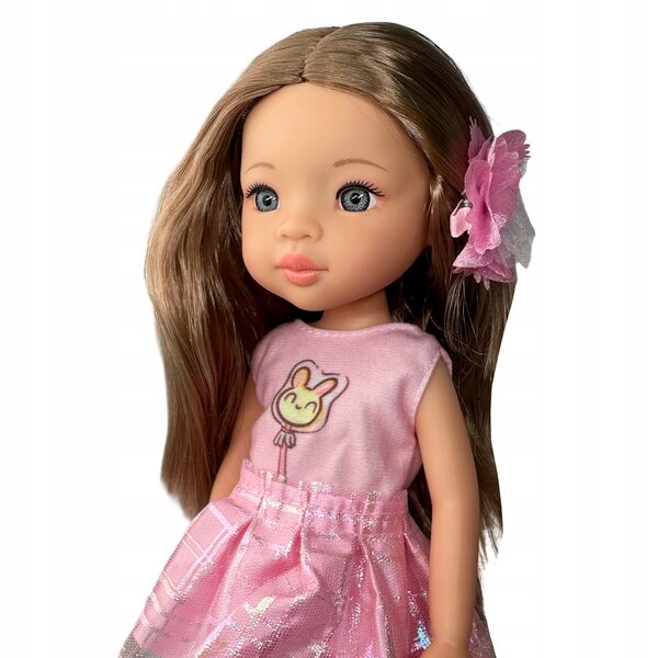 Bambola Bobas 32 cm con Capelli e Accessori - Sicura e Adatta Bambini 3+