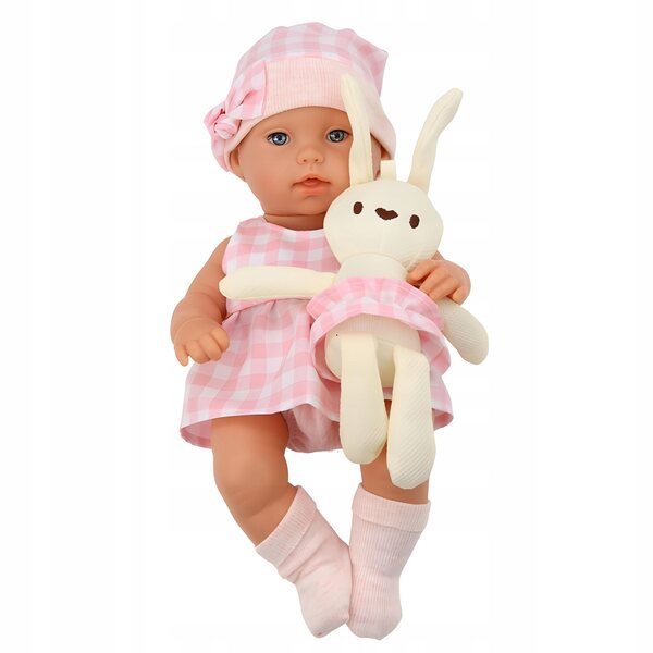 Laletta Neonato Norimpex con Porta Bambola e Peluche 32 cm per Bambine 3+