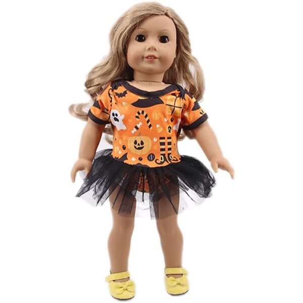 Halloween-Outfit für 18-Zoll-amerikanische Puppen – sicheres und lustiges Kostüm