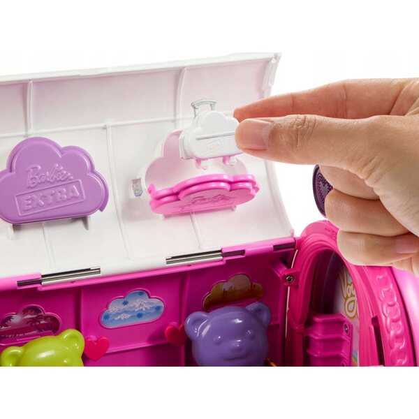 Barbie Luxus-Set mit Flugzeug und bunter Minipuppe für Kinder ab 3 Jahren
