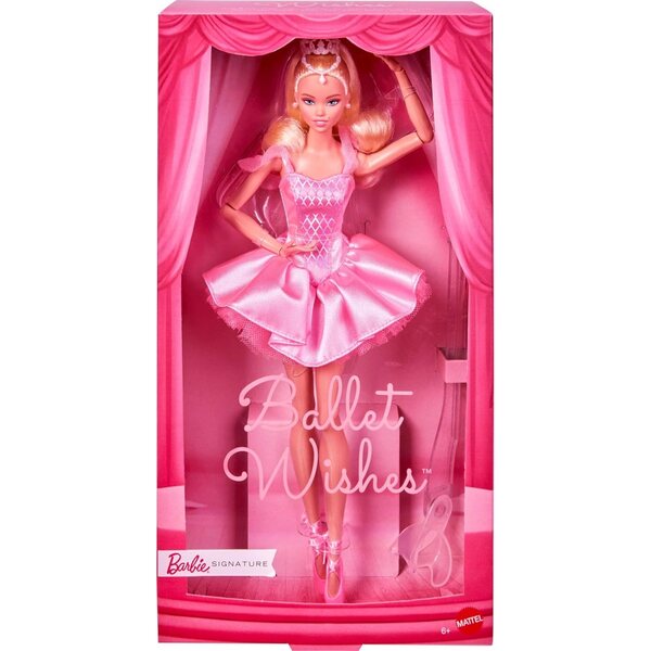 Barbie Ballet Wishes - Bambola Ballerina Elegante 29 cm Mattel per Bambini 6+