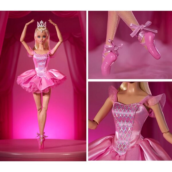 Barbie Ballet Wishes - Bambola Ballerina Elegante 29 cm Mattel per Bambini 6+