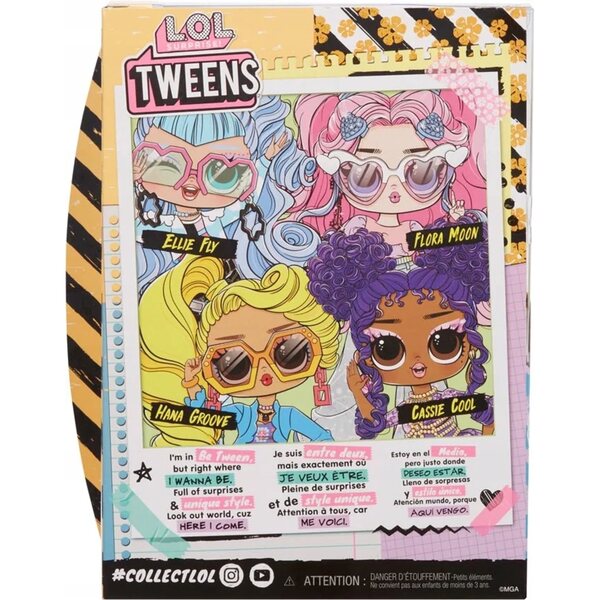 Bambola LOL Tweens Hana Groove con Accessori Moda per Bambini dai 4 Anni